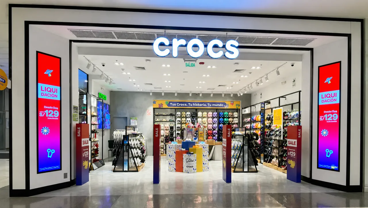 Crocs acelera su expansión en Perú: proyecta hasta 50 tiendas y nuevas inversiones